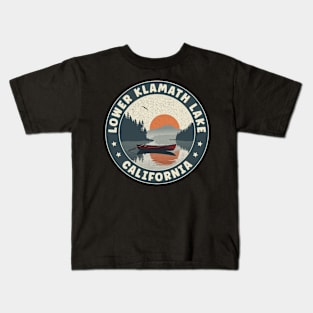 Lower Klamath Lake California Sunset Kids T-Shirt